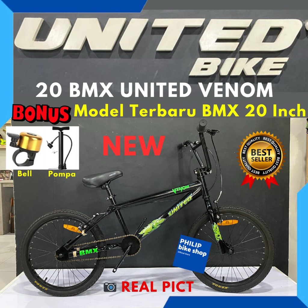 Sepeda BMX 20 UNITED VENOM Terbaru
