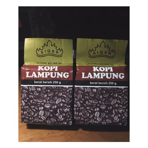 

Kopi Robusta Lampung Cap Siger / Kopi Lampung 250 gram dan 50 gram