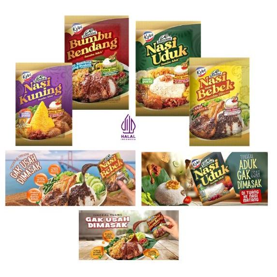 

OKHI - IND - Kobe Bumbu Aduk Nasi Instan Uduk Kuning Rendang Bebek Ayam Kalasan Nasi Goreng Pedas Praktis