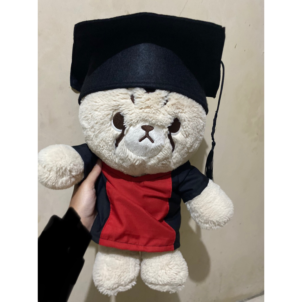 [PRELOVED] BAJU CLOTHES AKSESORIS ACCESSORIS DOLL 40CM WISUDA GRADUATION CHEETAH LEE