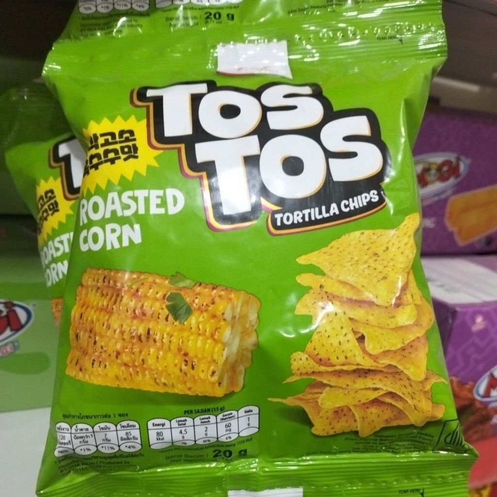 

Tos Tos Snack Roasted Corn Jagung Bakar Renceng 2000 an