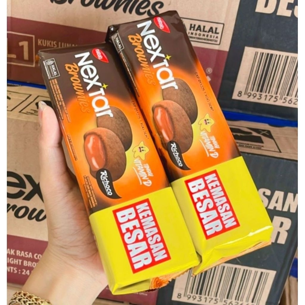 

{READY} PROMO 1 DUS NEXTAR BROWNIES 90GR ISI 24 PCS | NEXTAR BROWNIES 5000 | NABATI ASUL-ASUL | NABATI HAJATAN