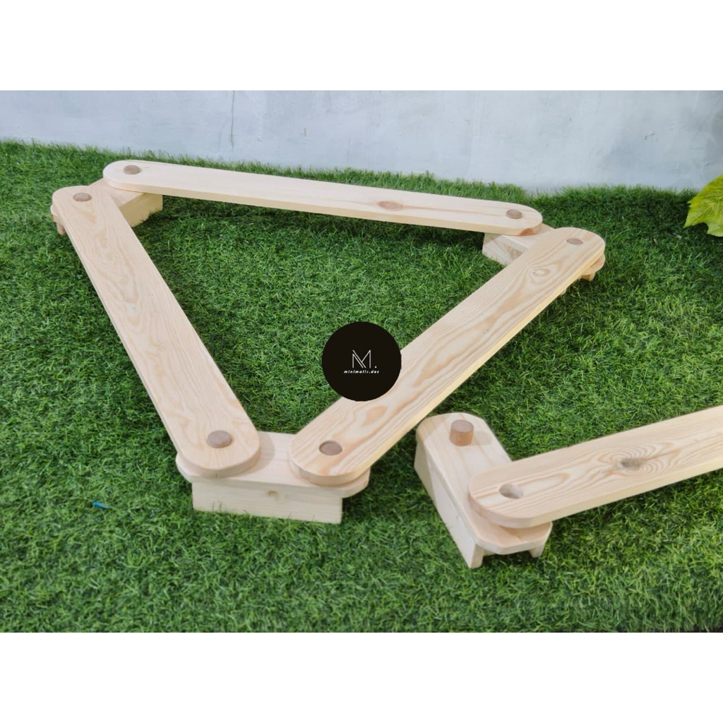 Papan titian kayu anak/ balance beam/ balance plank