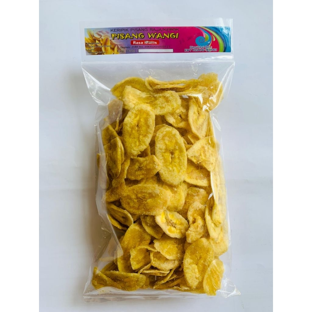 

Kripik Pisang Raja Pisang Wangi Bu Sri