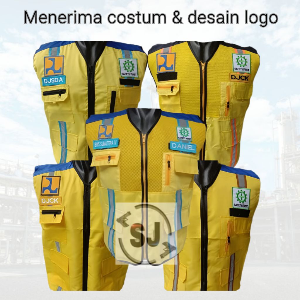 Rompi PUPR bina marga terbaru bahan drill premium bisa Custom & desain logo