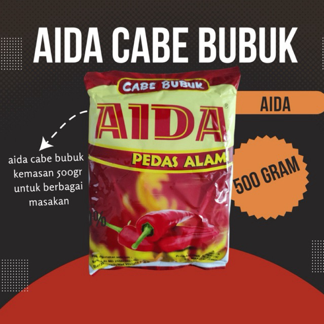 

AIDA CABE BUBUK HALUS 500gr