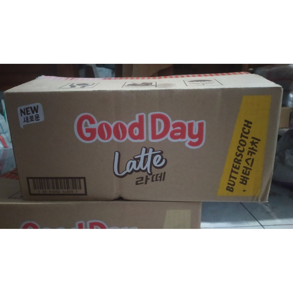 

Good Day Latte Butterscotch Kartonan// 1 Karton isi 12 Renteng