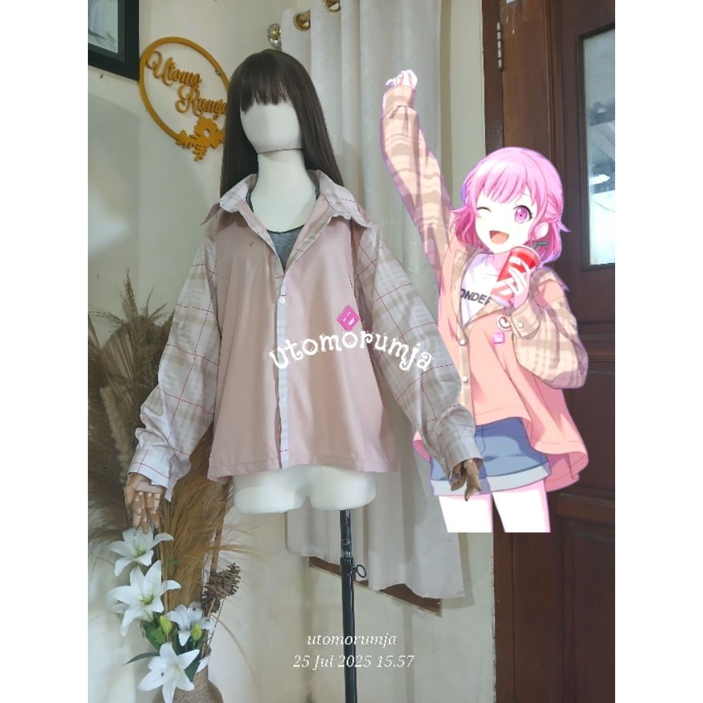 utomorumja kostum cosplay blouse alifia atasan emu otori
