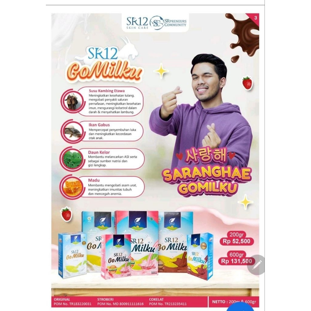 

GOMILKU SR12 SUSU KAMBING 200GR ORIGINAL STOBERI COKLAT