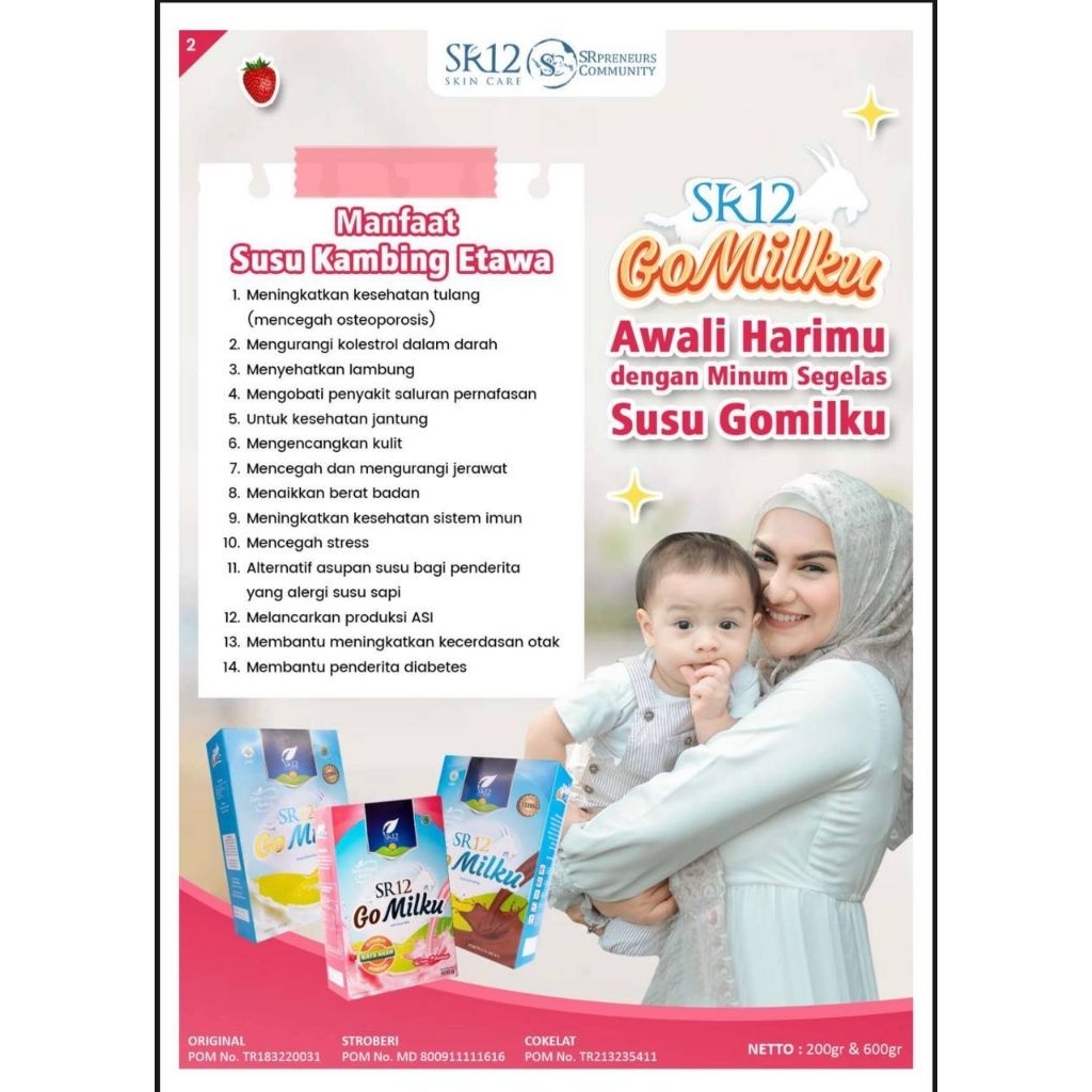 

GOMILKU SR12 SUSU KAMBING 600GR ORIGINAL STOBERI COKLAT