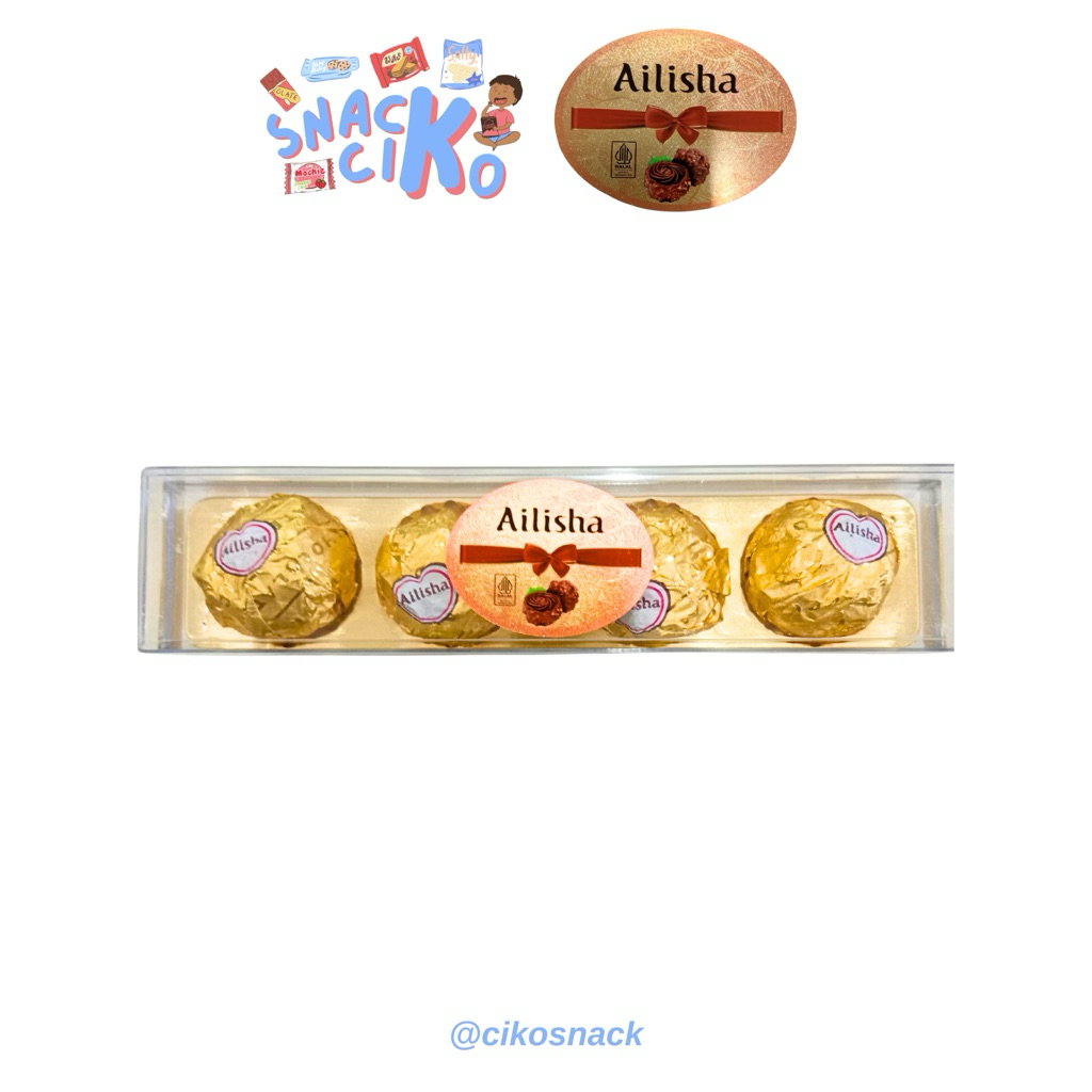 

[READY] Ailisha Peanut Chocolate Balls 50gr