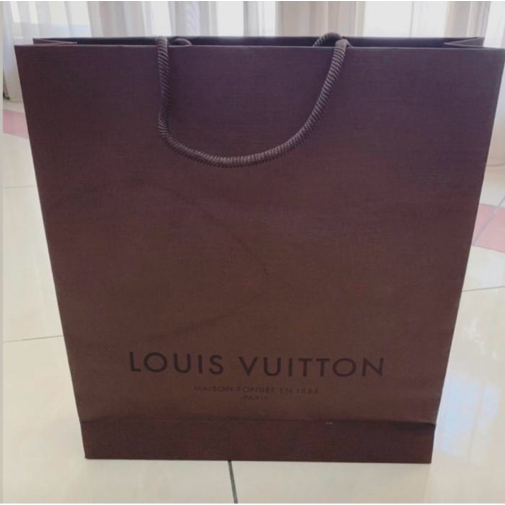 

louis vuitton paper bag kantong kado original