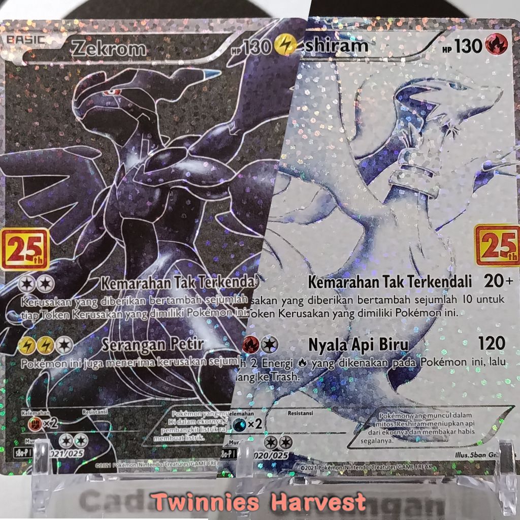 Set Kartu TCG Pokemon Indonesia Promo 25th Anniversary 2021 Sword & Shield Trading Card Game : Zekro