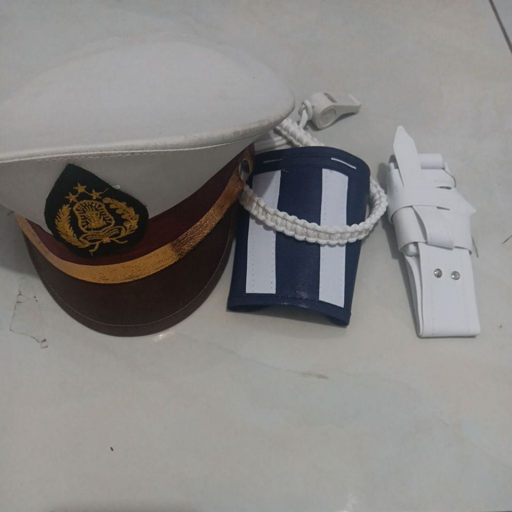 Aksesoris Polisi Anak / Atribut Polisi Anak (Polantas) TNI AU TNI TOPI TOPI sabara