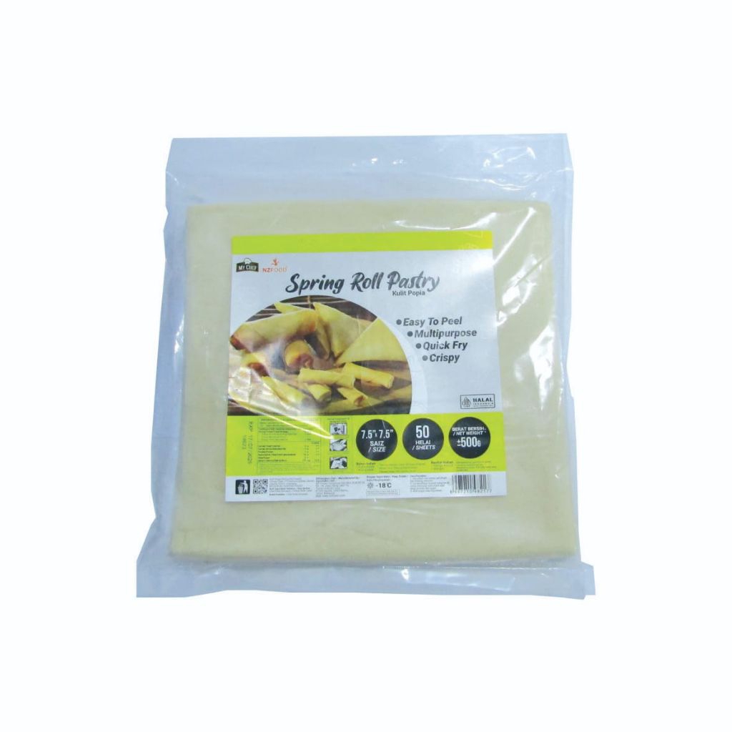 

MY CHEF NZFOOD 500 gram Spring Rolls Pastry 7.5