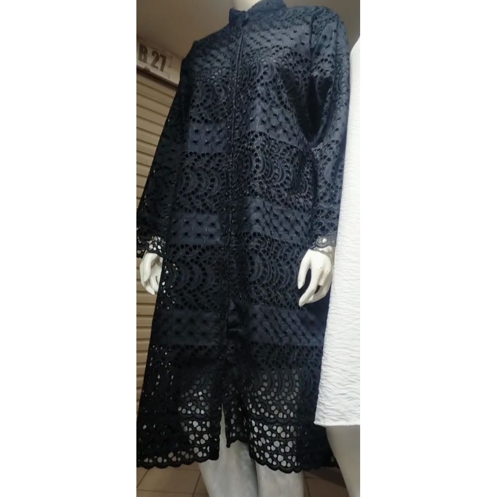 Kemeja Long Katun Bolong