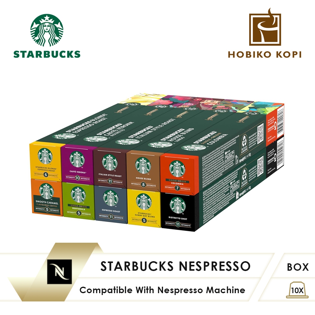 Starbucks Nespresso Capsule Original Coffee Pack - Kopi Kapsul Starbucks Compatible Nespresso