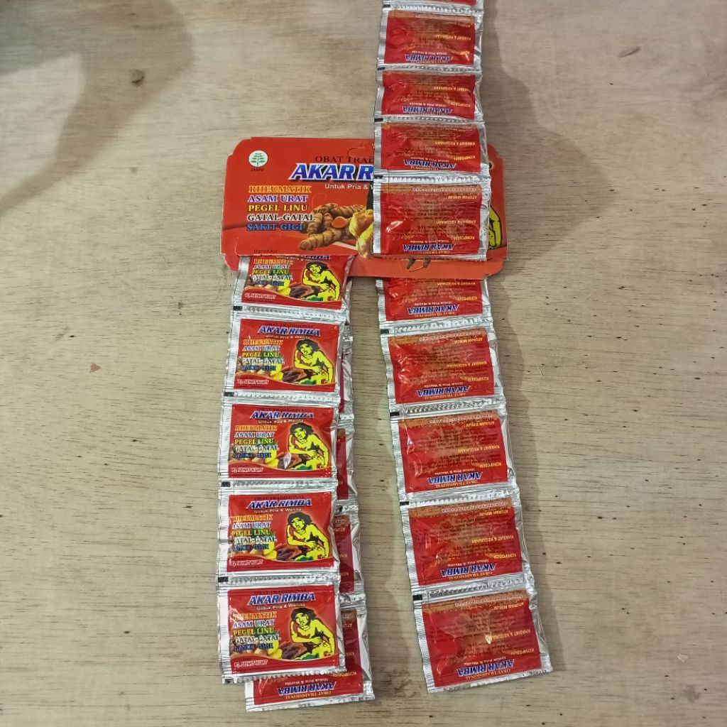 

jamu tradisional akar rimba obat asam urat isi 20 sachet
