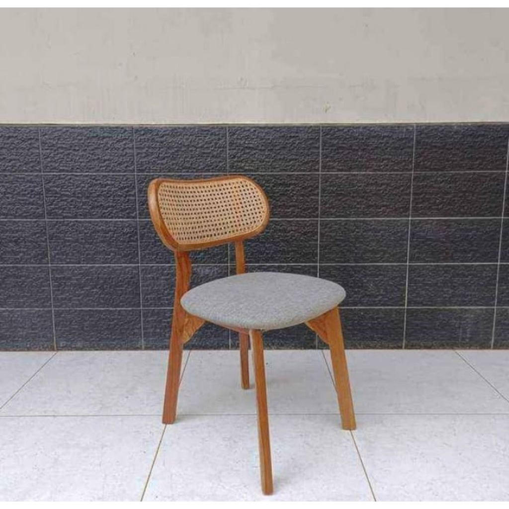 Swasti Furniture - Kursi Kacang Rotan / Kursi Jati Rotan / Kursi Rotan Jati / Kursi Cafe Jati / Kurs