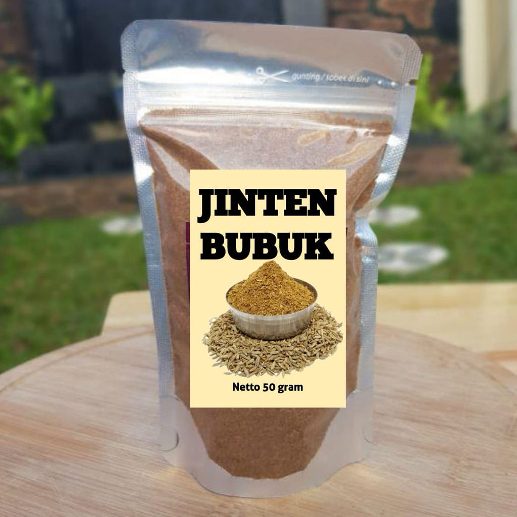

JINTEN BUBUK / CUMIN SEEDS POWDER ISI 50GR