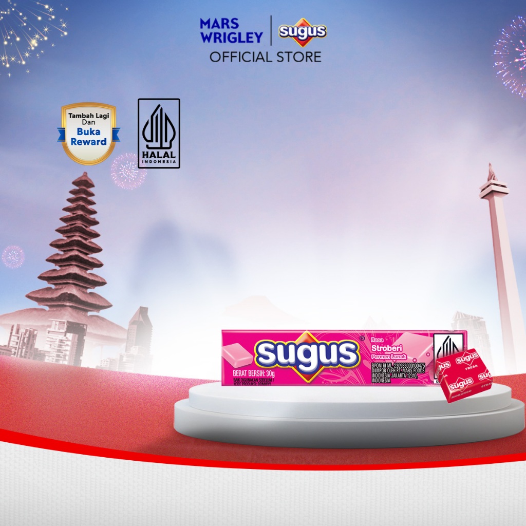 

SUGUS Stick Strawberry 30g