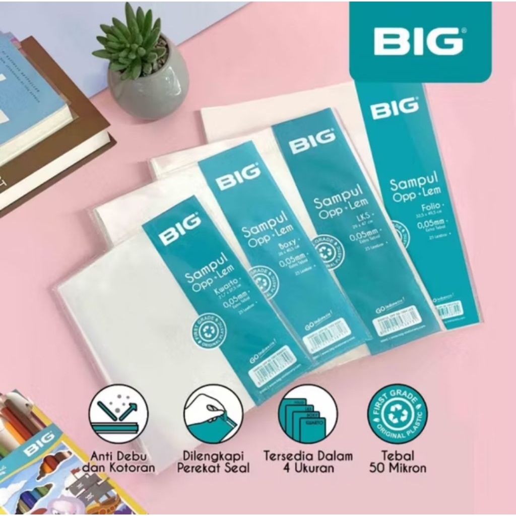 

sampul plastik merk BIG ISI 25
