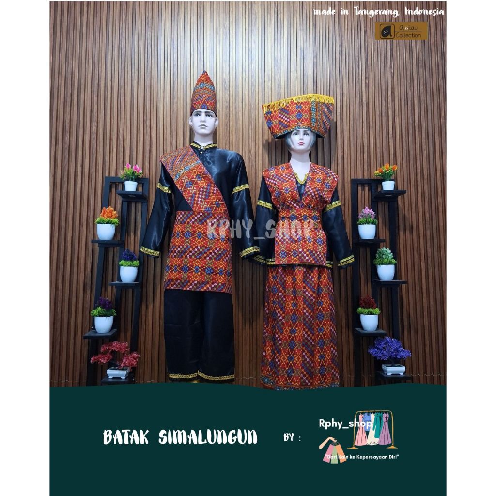 Baju Adat Batak Simalungun Dewasa Satuan (Laki/Cewek)