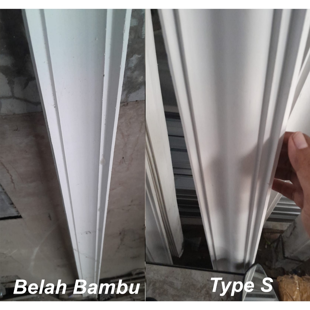 Lis Gypsum | List Gipsum Lebar 7cm dan 10cm panjang 2 meter