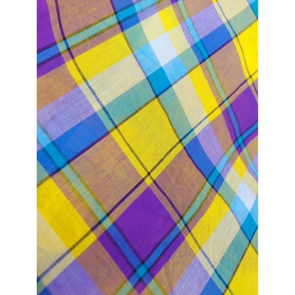 kain katun kotak2 premium  - kain katun kotak kotak  - kain katun butik - kain katun kotak original