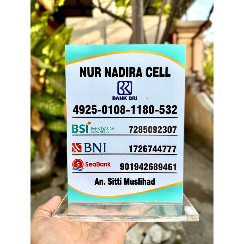 

BISA CUSTOM / EDIT SESUAI PERMINTAAN AKRILIK MEJA UK 15x20cm BAHAN AKRILIK SUPER TEBAL