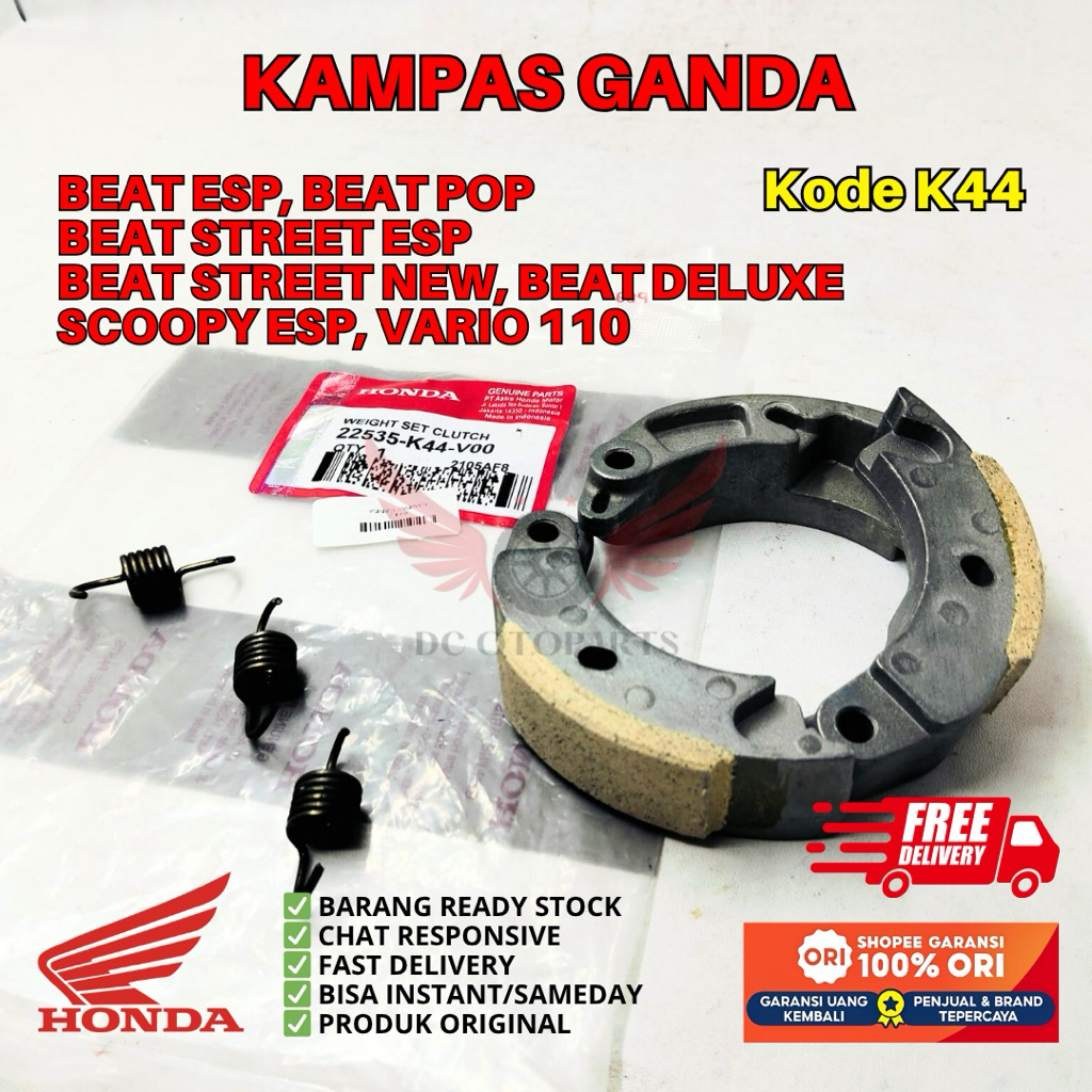 K44 KAMPAS GANDA HONDA BEAT ESP ORIGINAL AHM HONDA, KAMPAS GANDA ORIGINAL BEAT POP, KAMPAS GANDA BEA