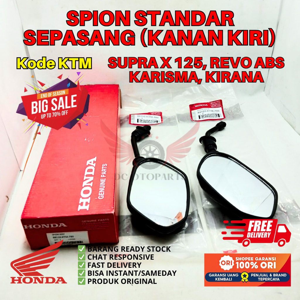 KTM SPION SUPRA X 125 ORIGINAL AHM HONDA, SPION ORIGINAL REVO ABS, SPION KARISMA ORIGINAL, SPION KIR