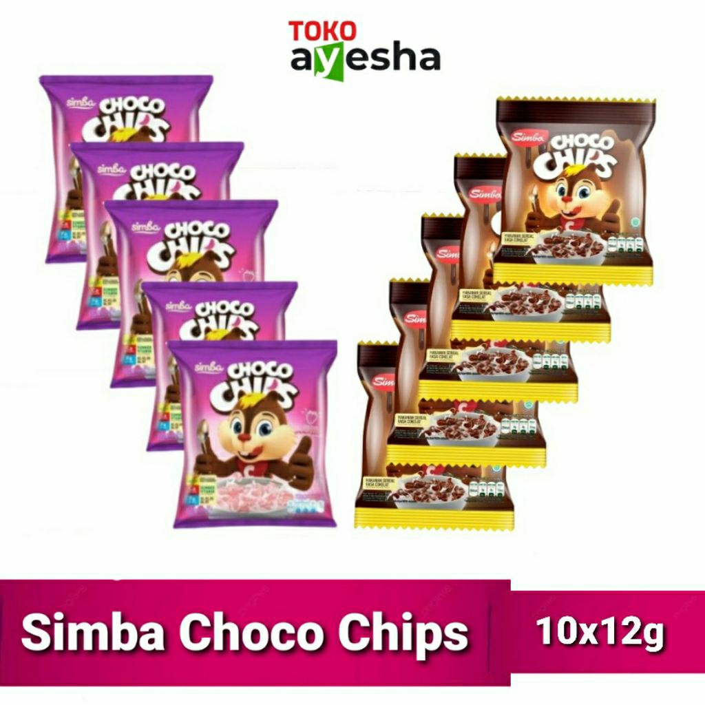 

Simba Choco Chips 12 gr - 1 Renceng isi 10 bks