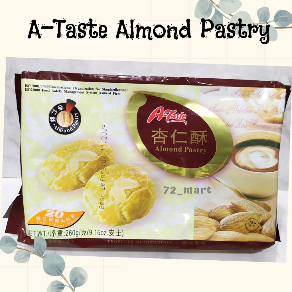 

A-Taste Almond Pastry/Biscuit Almond 260gr