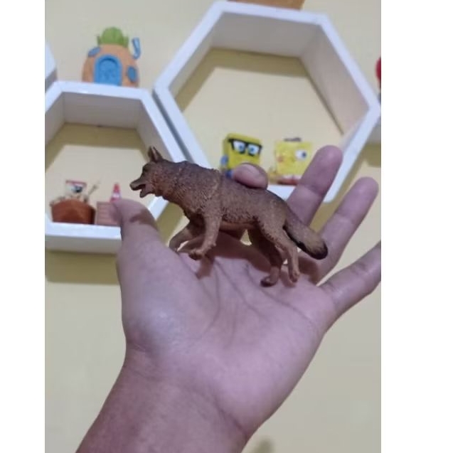 Figure Hewan - Wolf / Serigala - Original SAFARI LTD / MIAMI (Preloved)