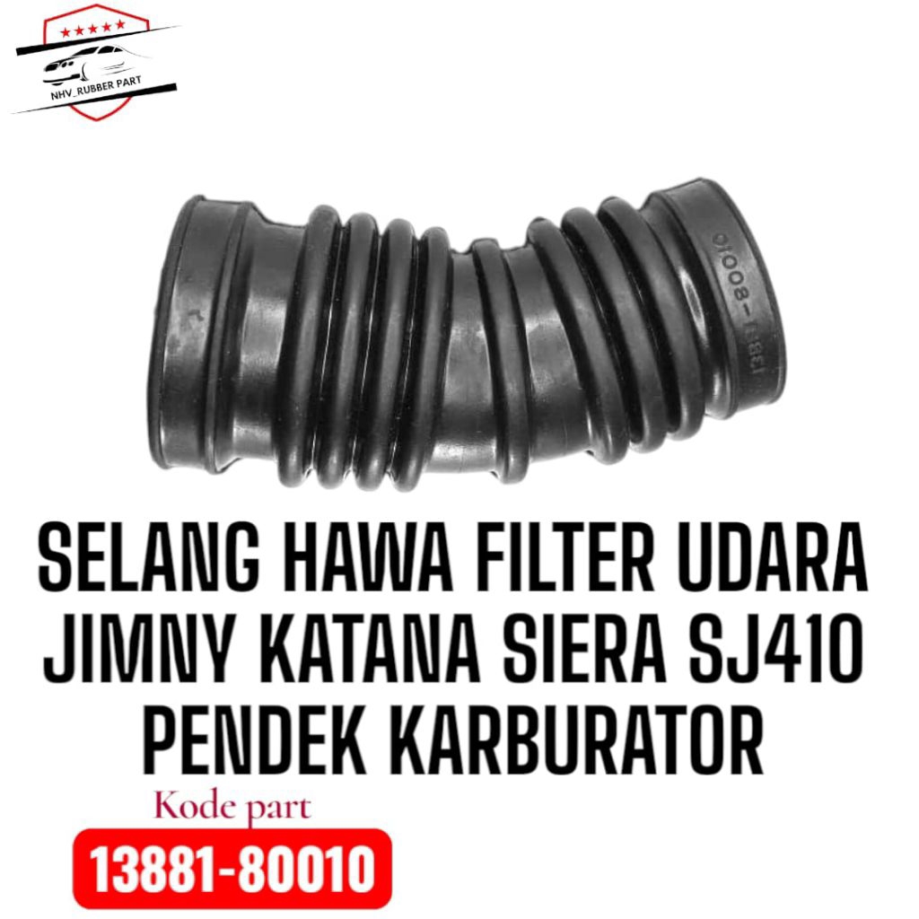 Selang Hawa Filter Udara JIMNY KATANA JIMNY SUPER