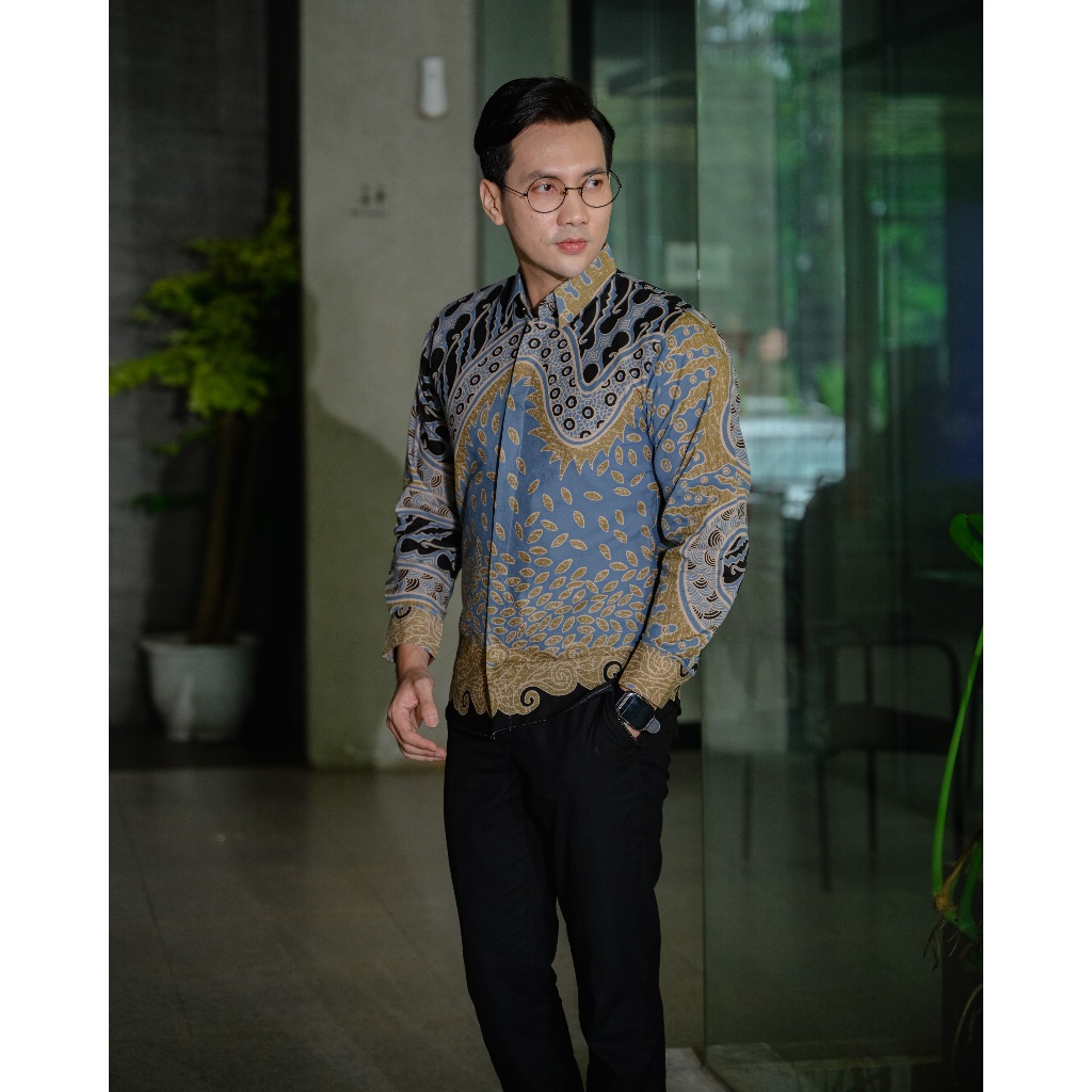 Baju Batik Pria Dewasa Lengan Panjang Lapis Furing Kualitas Premium Terbaru 2025