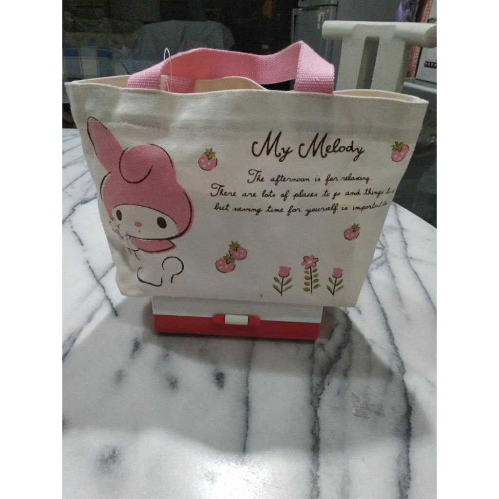 Tas bekal My Melody sanrio Jepang
