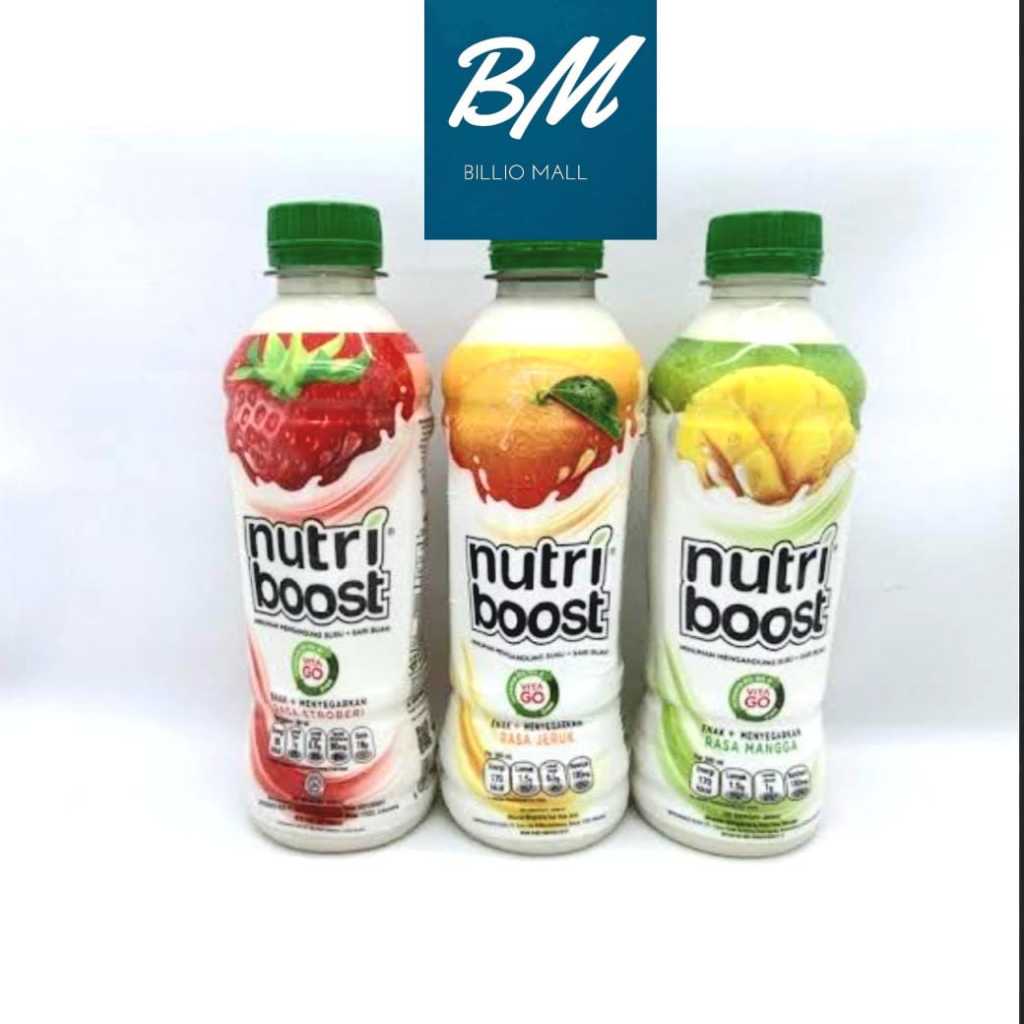 

Nutriboost Botol PET 300ml Stroberi Jeruk Mangga