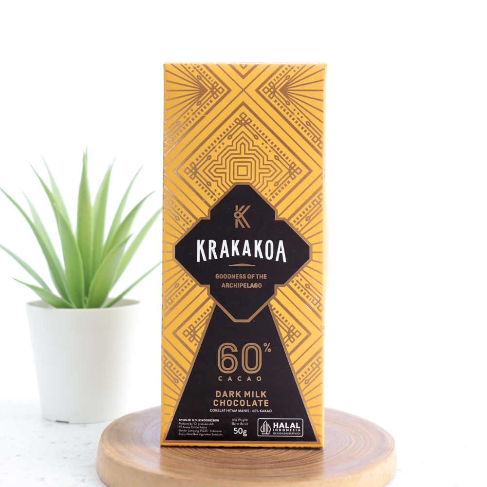 

Krakakoa ARENGA 60 Percent Dark Milk Chocolate Coklat Susu