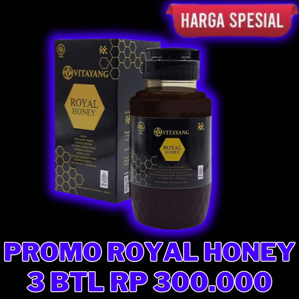 

Vitayang Royal Honey – Rasakan Manfaat Royal Jelly, Ginseng & Kurma dalam 1 Sendok Madu! KK Indonesia