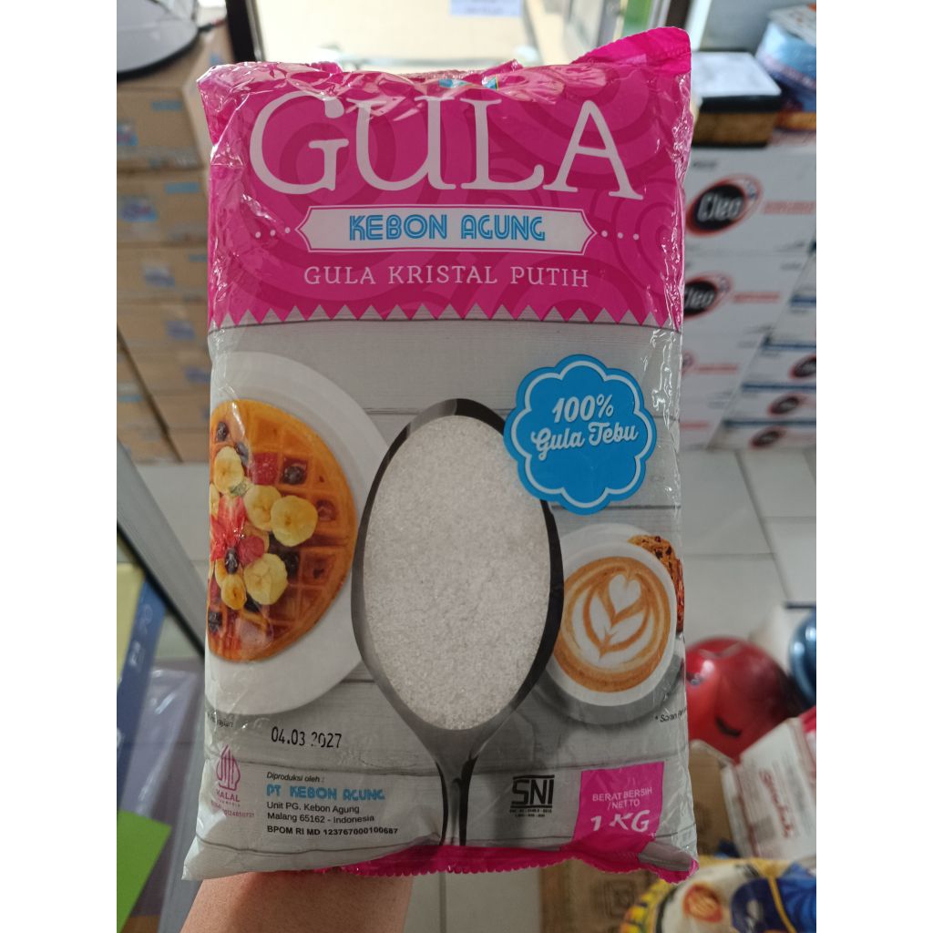 

GULA PASIR PUTIH KEBON AGUNG /1Kg