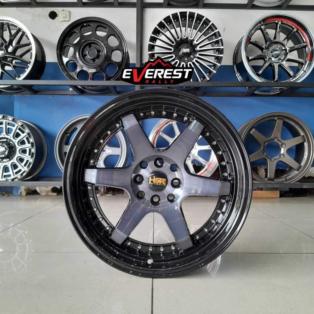 Velg Celong Mobil Jazz, Mobilio, Freed, Xenia, Livina, Avanza Ring 17 HSR WHEEL TYPE BORGO R17