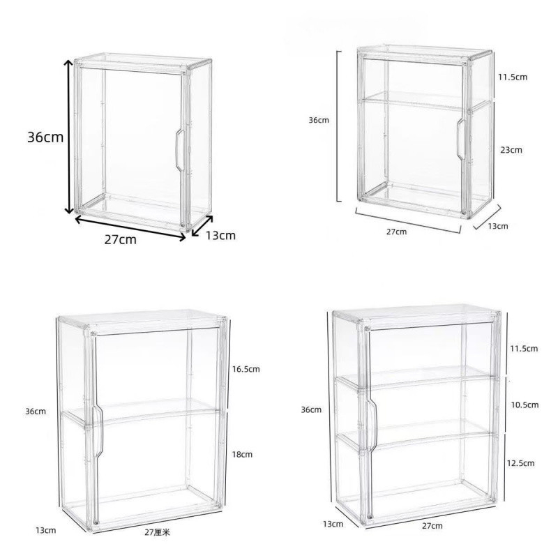 Acrylic Box Display Kotak Penyimpanan Serbaguna Kotak Penyimpanan / Display Acrylic Kotak Sepatu Kot