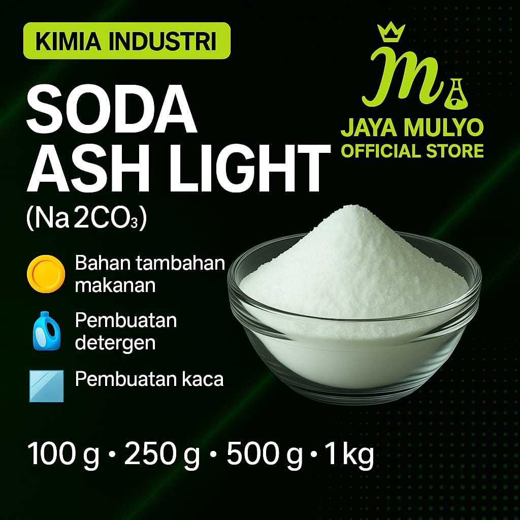 Soda Ash Light 1 kg / natrium karbonat (Na2CO3) / Sodium Carbonate