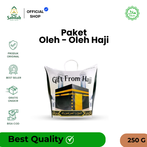 

Paket Oleh - Oleh Haji (Paket Hemat) Paket Dus Tenteng/Tali PISTACHIO, KISMIS, KACANG ARAB, KURMA