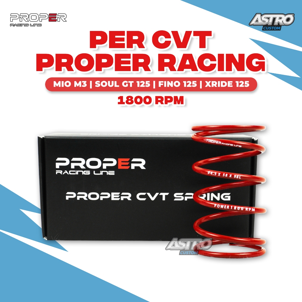 Per CVT 1800 RPM Mio M3 S Z Geat Soul GT Fino FI X-Ride 125 Freego Proper Racing Line Spring SWOSC