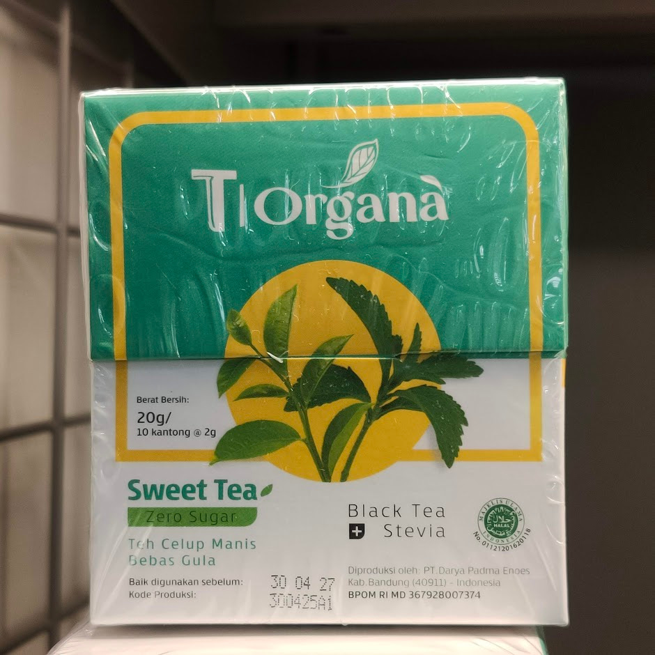 

T|Organa - Teh Stevia Teh Manis Tanpa Gula Isi 10 Tbag