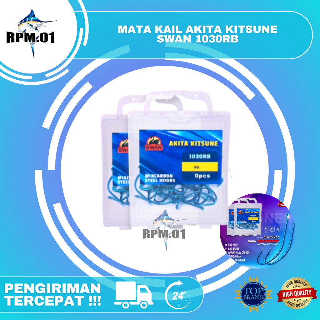 MATA KAIL / FISHING HOOK AKITA KITSUNE BRAND SWAN 1030RB