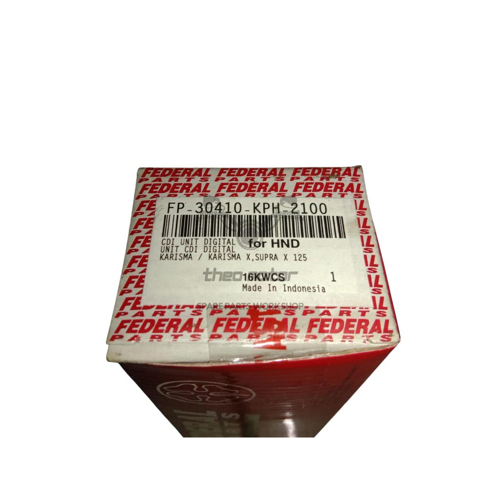 Cdi Unit Digital Honda Karisma, Karisma X, Supra X 125 merek Federal Parts